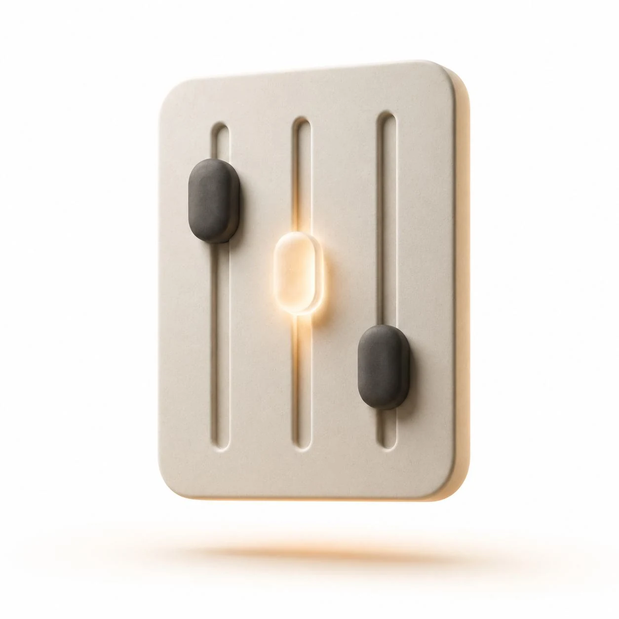 3D mixer with sliders, symbolising a plan scoped to your structure